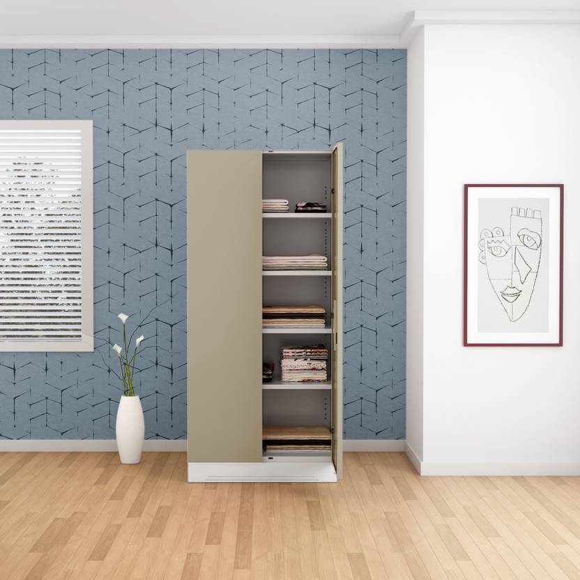 Godrej Interio Slimline 2 Door 4 Shelf Metal Almirah Price in India