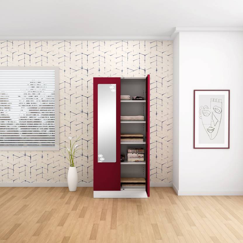 Godrej Interio Slimline 2 Door 4 Shelf Metal Almirah Price in India