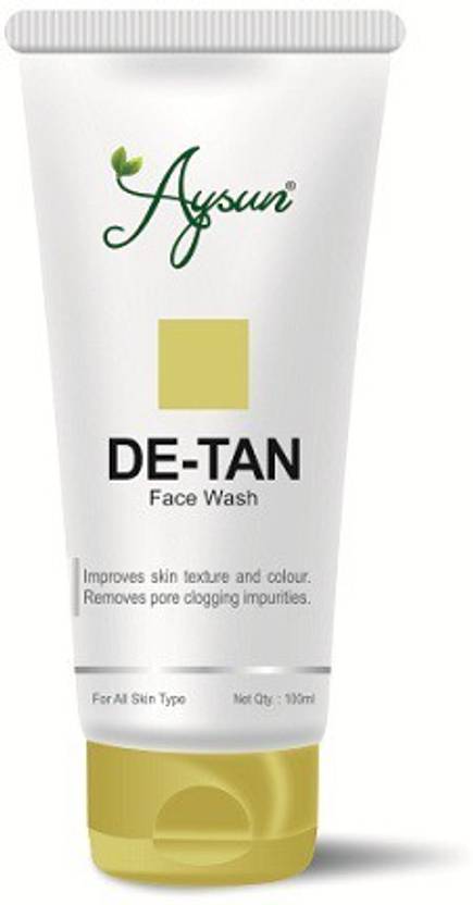 de tan face wash