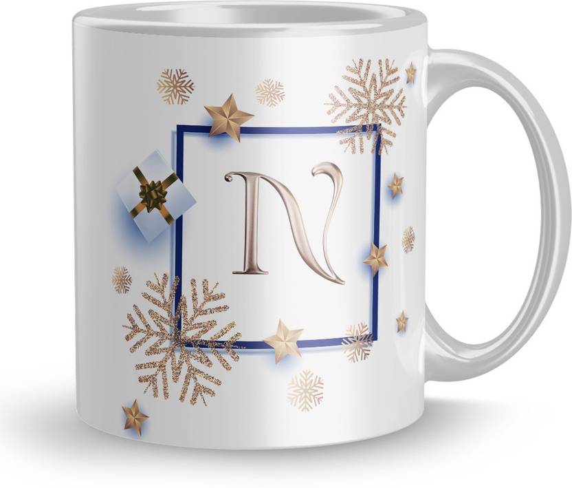 Elegaci Gifts Letter N Alphabet Gift For Girlfriend Mug Mug3650 
