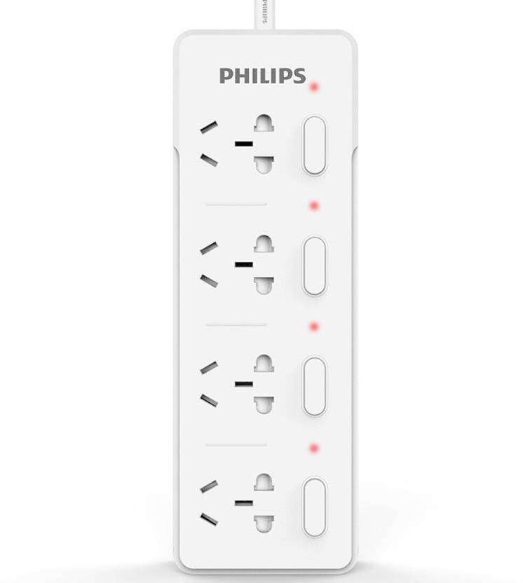 PHILIPS Socket 3M 4 Ports 4 Socket Extension Boards Price in India