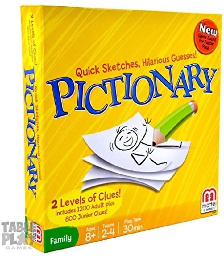 mattel GAMES Pictionary Party & Fun Games Board Game Pictionary