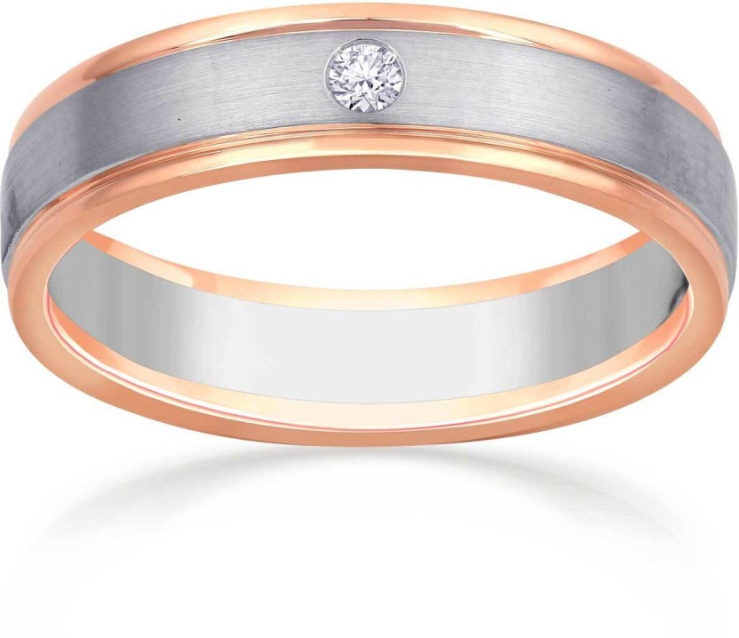 rose gold and platinum rings