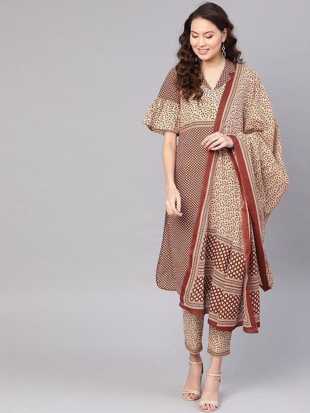 Jaipur Kurti Floral Print Kurta 
