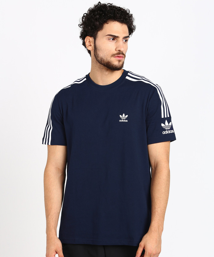 ADIDAS ORIGINALS Solid Men Round Neck Dark Blue T-Shirt - Buy ADIDAS  ORIGINALS Solid Men Round Neck Dark Blue T-Shirt Online at Best Prices in  India | Flipkart.com