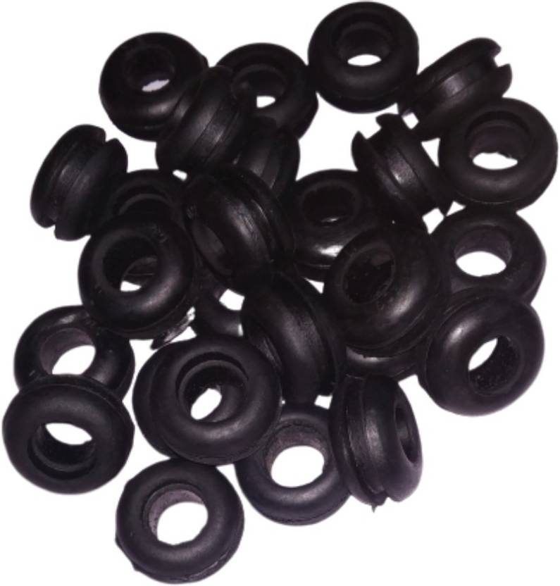 Jivandhara Irrigation Drip Irrigation Rubber Grommet 20mm Black Drip