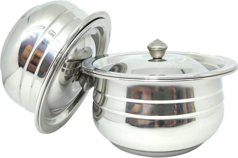 bartan hub Induction Friendly Cook and Serve Kitchen handi with lid