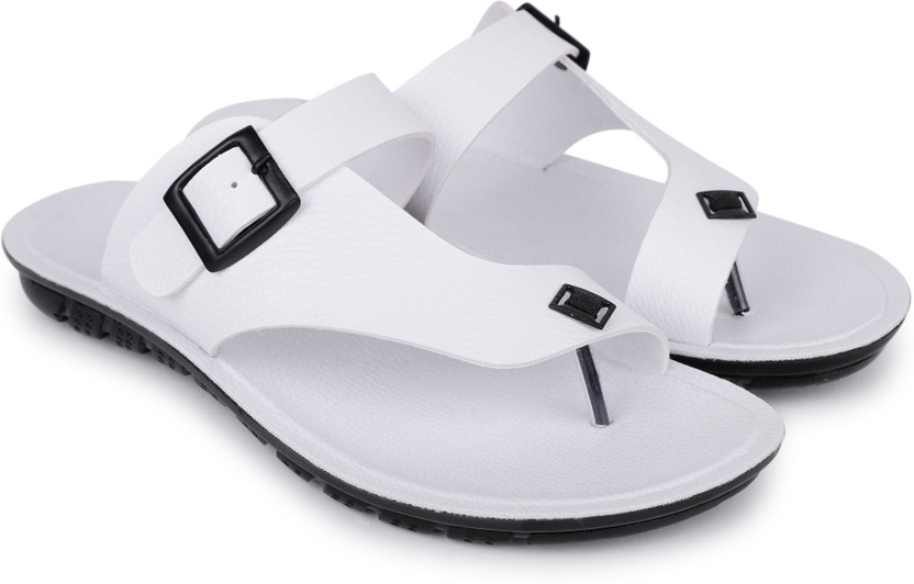 PU-SPM Men White Sandals - Buy PU-SPM 