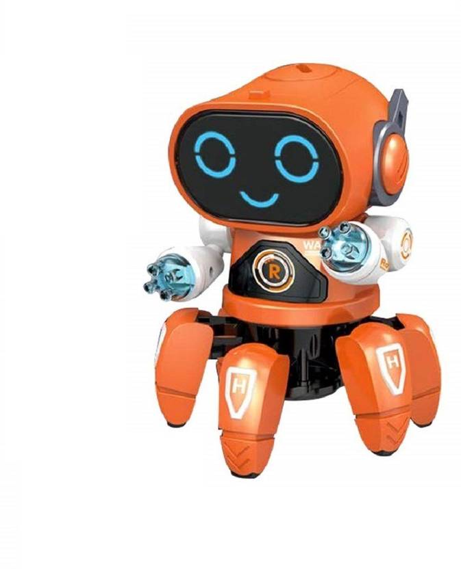 FunBlast Octopus Shape Electric Robot Colorful Music Flashing Lights