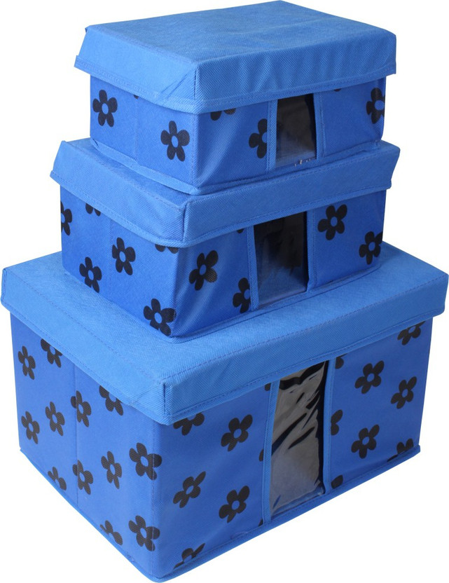 PrettyKrafts PrettyKrafts Shelf Organizers(Blue, Cotton) - Flipkart Deal