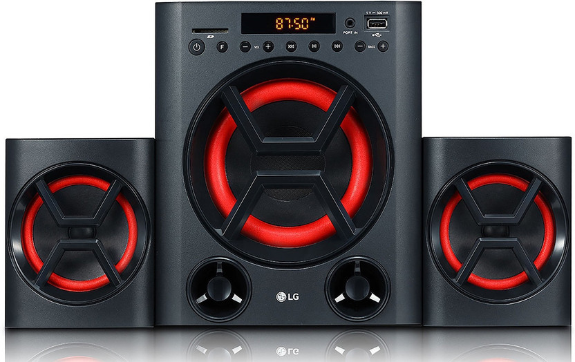 LG LK72B, Deep Bass, USB, SD Card and FM Radio 40 W Bluetooth Home Theatre(Black, 2.1 Channel)