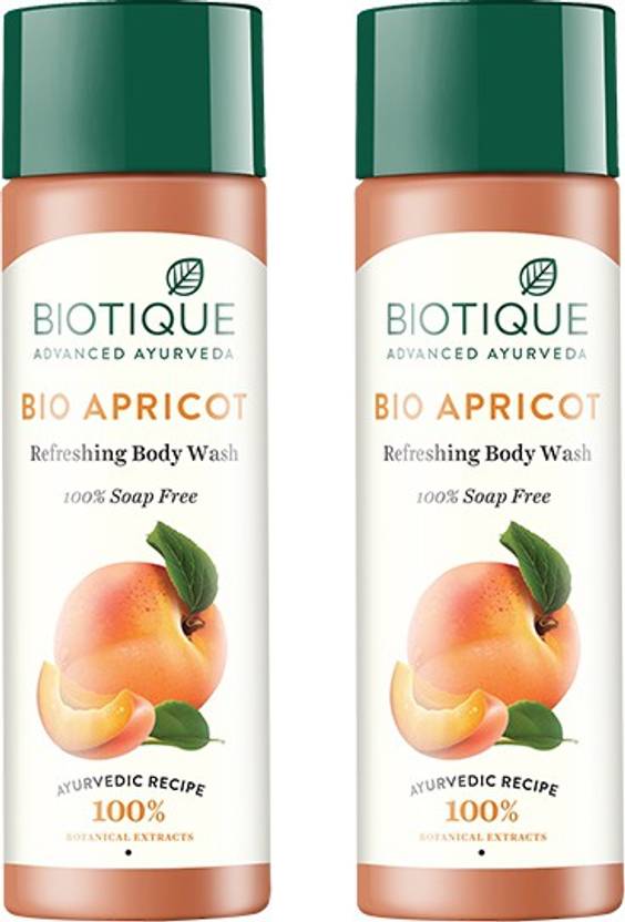 BIOTIQUE Bio Apricot Refreshing Body Wash 380ml (Pack of 2) Buy