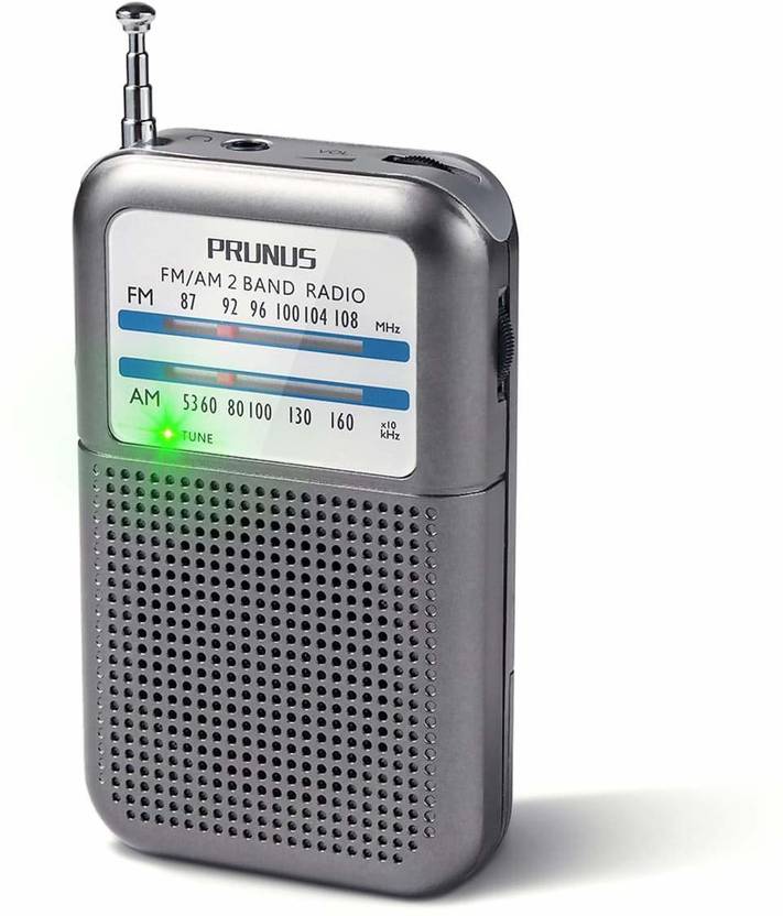 PRUNUS DE333 AM/FM Portable Radio Mini Pocket Radio FM Radio PRUNUS