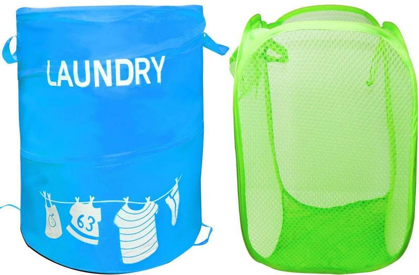 Flipkart SmartBuy 80 L Light Blue, Green Laundry Bag Buy Flipkart