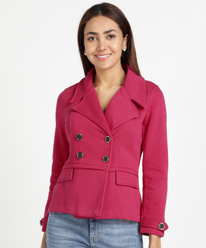 Double Breasted Casual Women Blazer 