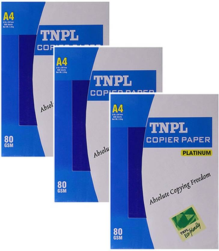 TNPL FIREST QUALITY UNRULED A3 80 gsm A4 paper A4 paper