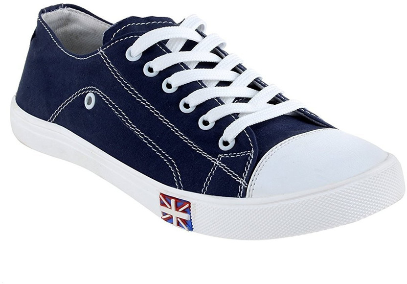 Cyro Men's Navy Smart Canvas Casual 