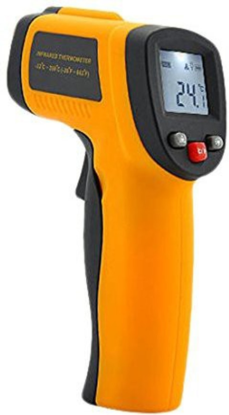 SIGMA SGT- 4 Temperature Gun Thermometer (-50C to 380C) Temperature Gun Infrared Thermometer Thermometer(Yellow)
