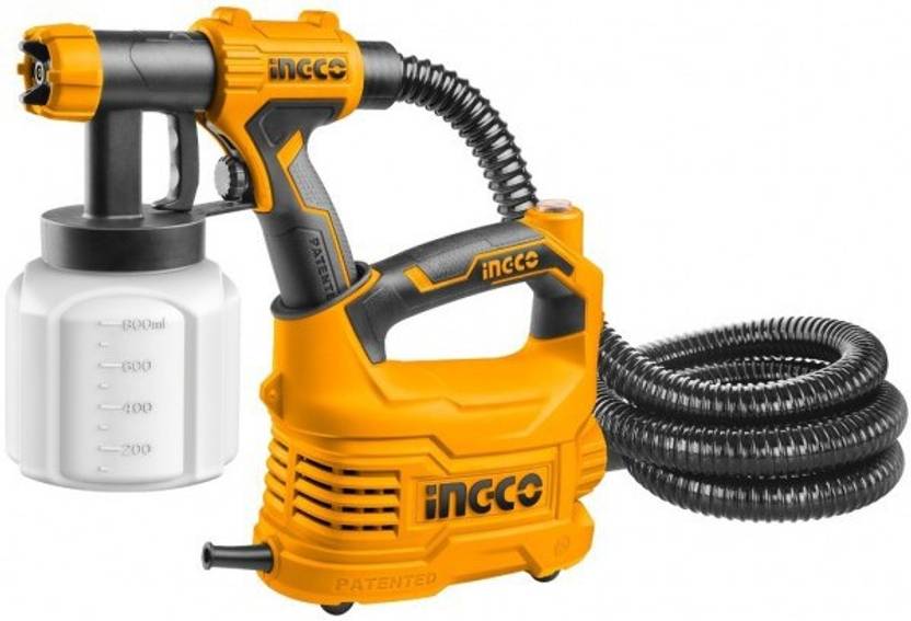 INGCO 500W Based Electric Paint Spray Gun Material Acrylonitrile