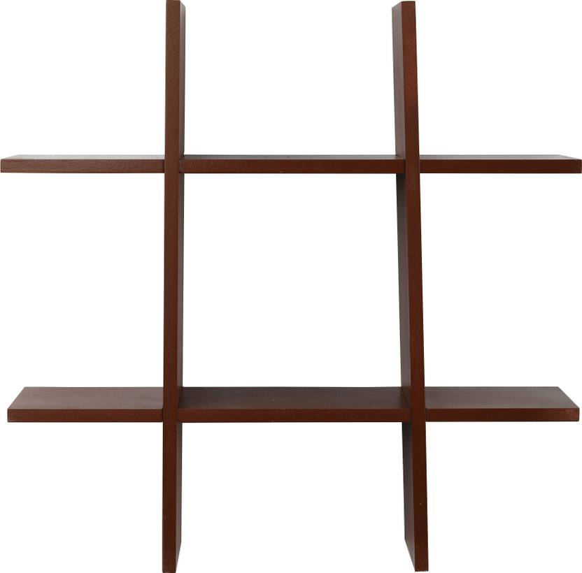 Flipkart Perfect Homes Wall Mount Brown Wall Shelves MDF (Medium Density Fiber) Wall Shelf Price