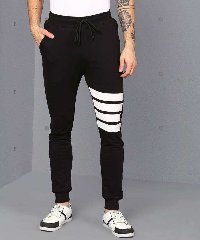 [Size L] METRONAUT By Flipkart Solid Men Black Track Pants