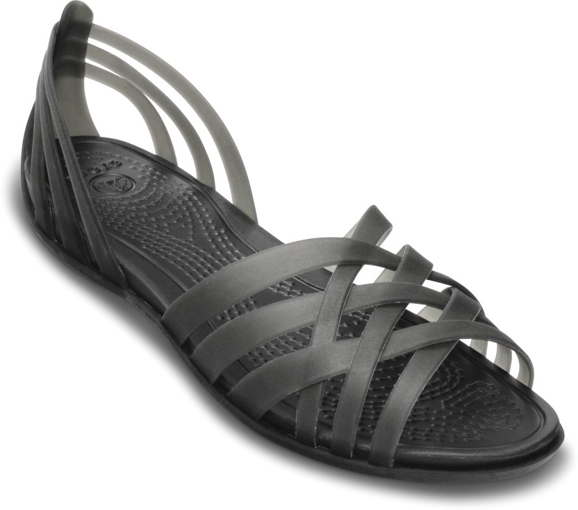 women's crocs huarache flat sandals