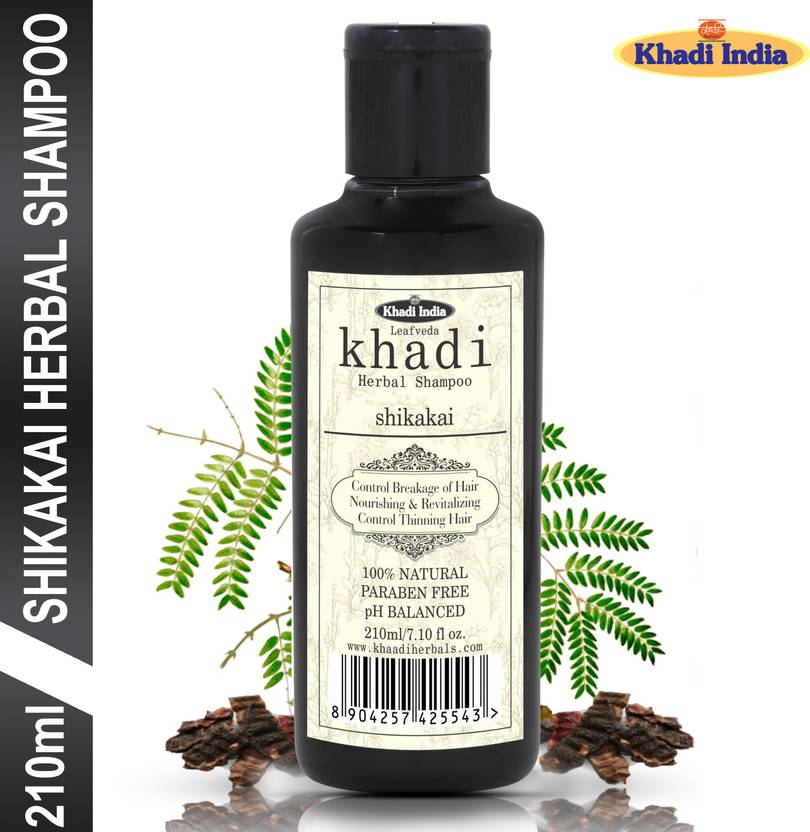 Leafveda Khadi Shikakai Herbal Shampoo - Price in India, Buy Leafveda ...