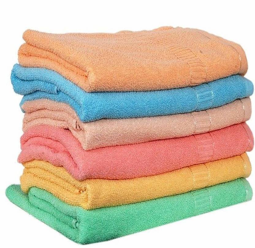 vinutha store Hand Towels Set of 6 Piece for Kitchen, wash Basin & Gym ...