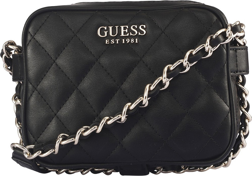Guess sling bag black clearance