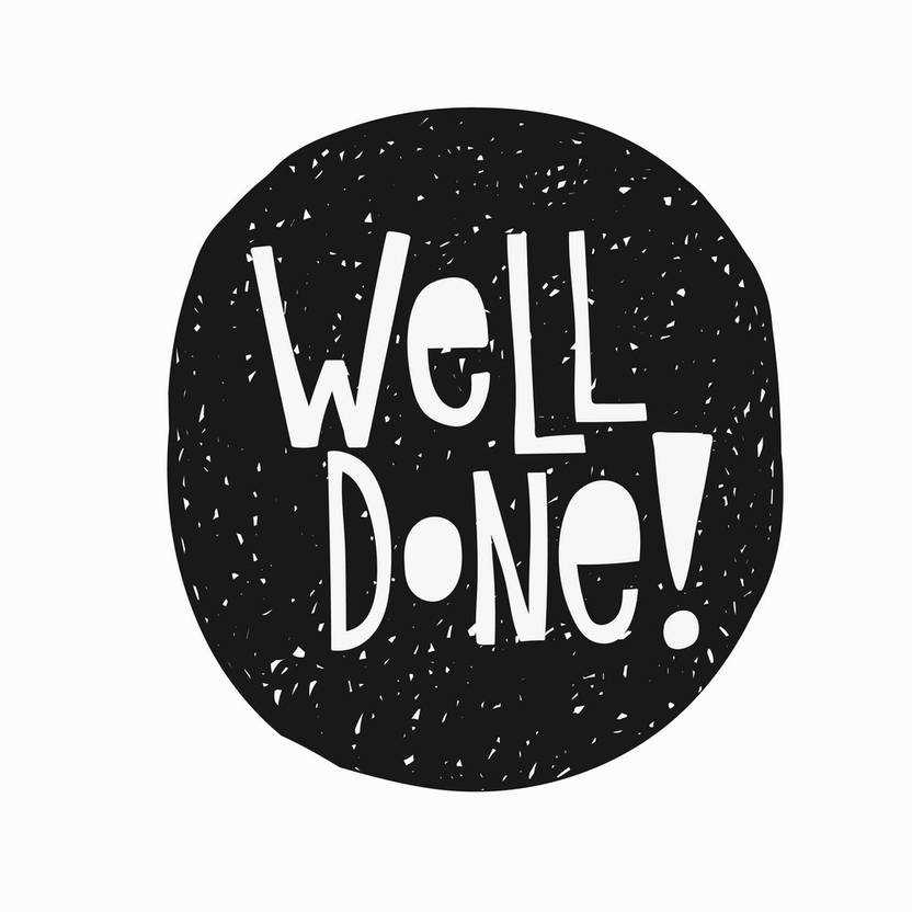 well done Motivational PosterInspirational PosterGym posterAll Time PostersTechnology