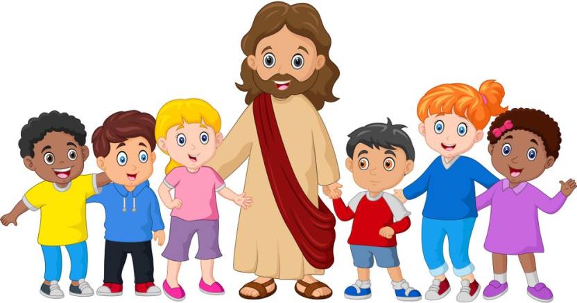 Kids with Jesus Christ |god poster|christian god poster|jesus poster ...