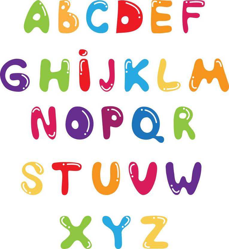 KD abcd alphabets Sticker PosterAlphabets PosterNumber PosterAnimals