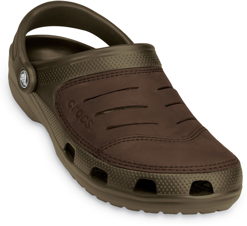CROCS Men Brown Clogs - Buy Brown Color 