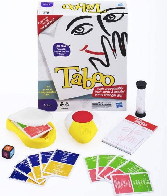 manvi Taboo The Game of Unspeakable Fun Party & Fun Games Board Game