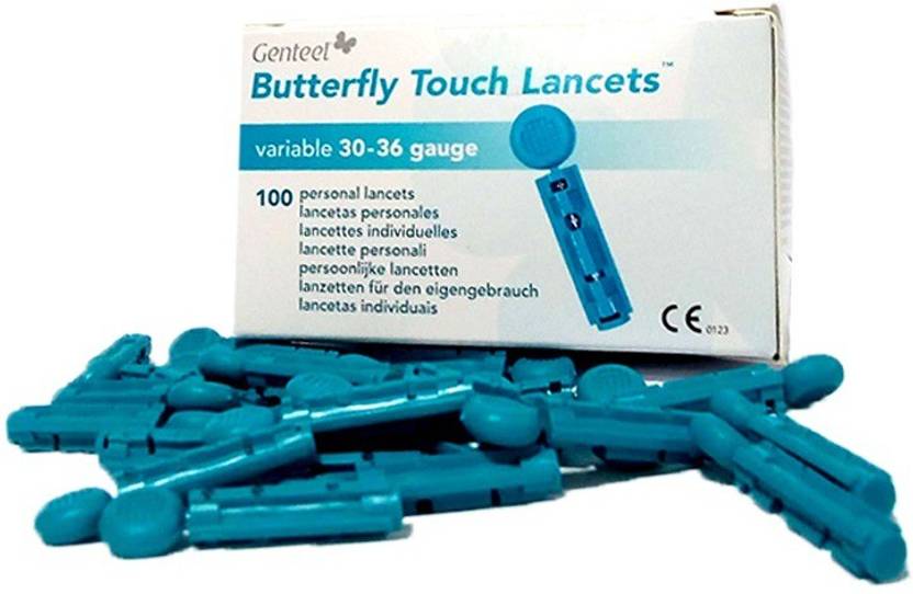 GENTEEL Butterfly Touch Lancets Lancets Price in India Buy