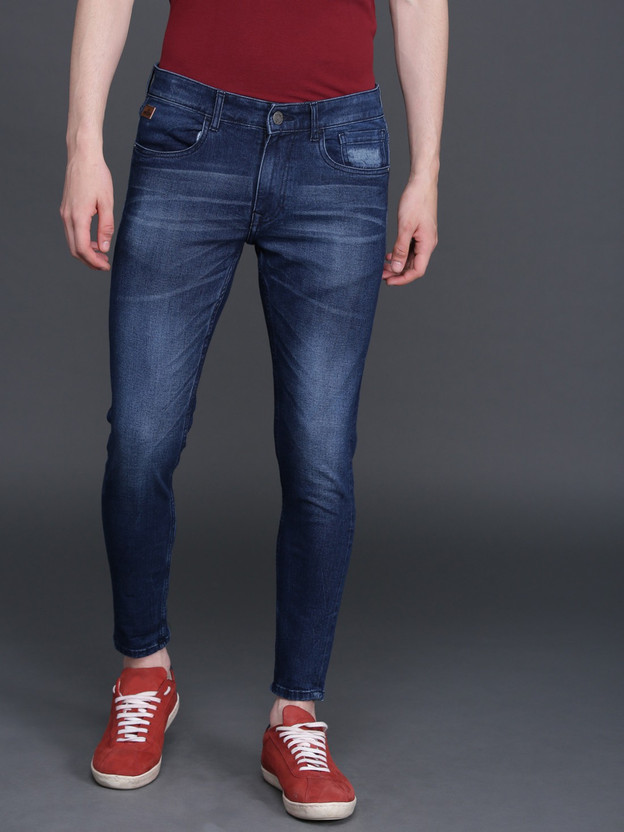 WROGN Tapered Fit Men Blue Jeans - Buy 