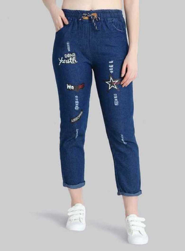 Charming Boutique Boyfriend Women Blue 
