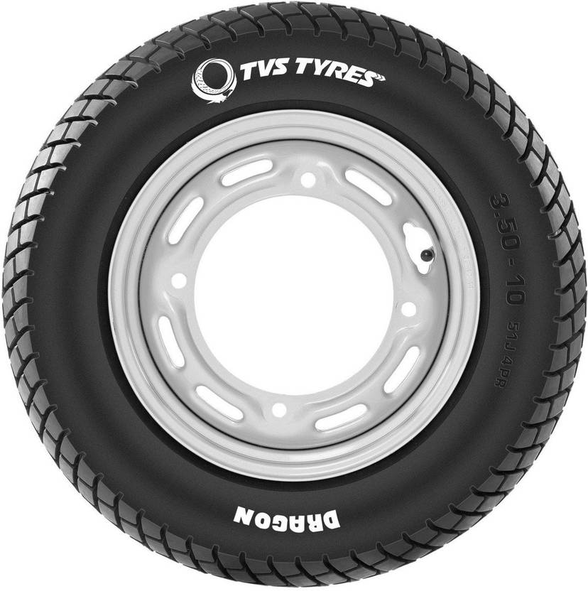 TVS Dragon Pro 3.5010 TubeType Scooter Tyre 3.5010 Front & Rear Two