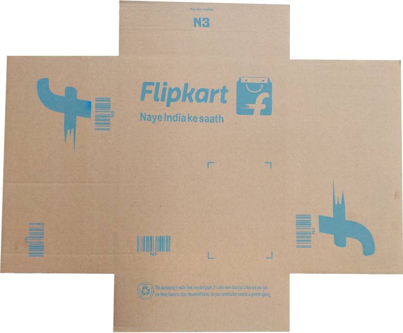 Flipkart Multi Fold Carton Box 13.5 x 11 x 1.5 inch Price in India