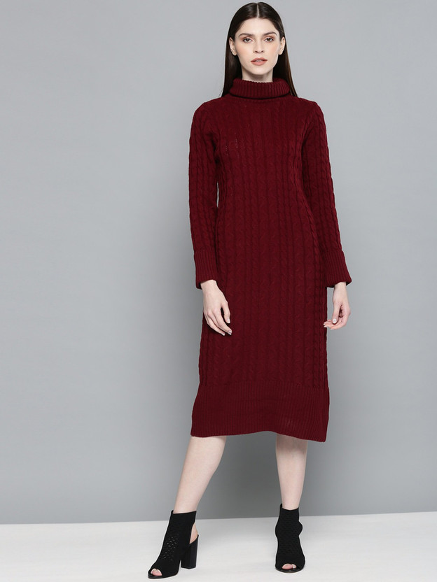 Chemistry Edition Women Sweater Maroon 
