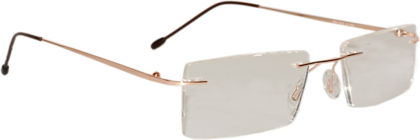 PETER JONES Rimless (+1.00) Rectangle Reading Glasses(56 mm)