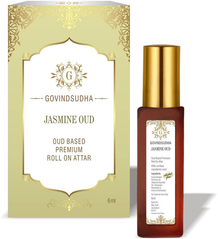 GOVINDSUDHA Motia/Jasmin Fragrance Oud Based Premium Roll On Attar