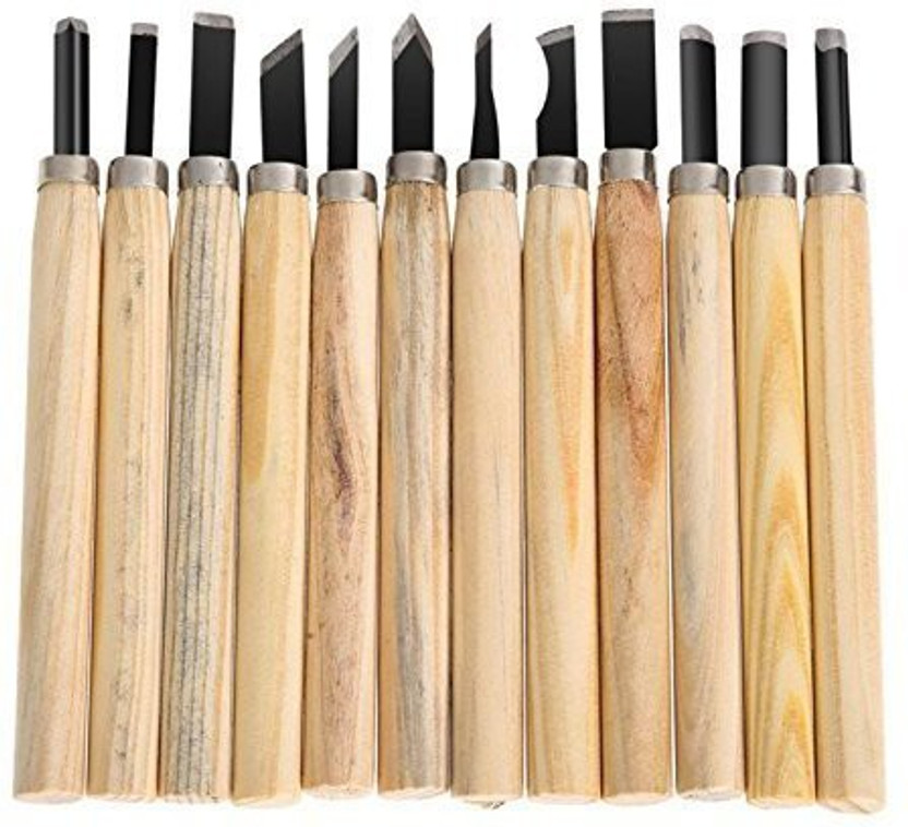 DIVINZ Hand Wood Carving Chisels Knife for Basic Woodcut Working Combination Chisel Set