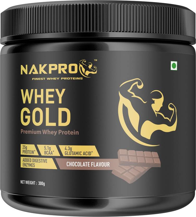 Nakpro Whey Protein with Digestive Enzymes (300 g 9 Servings) Whey