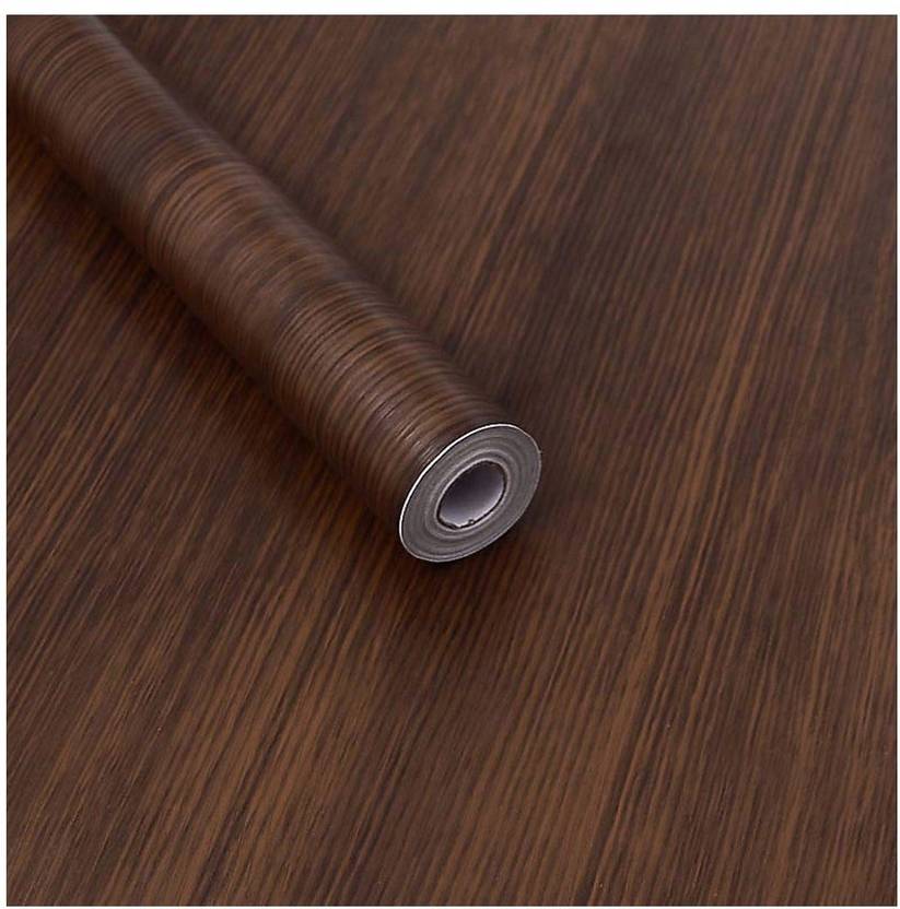 TOTAL HOME PVC Cherry Wood Grain Contact Paper Decorative Self Adhesive Medium Self Adhesive