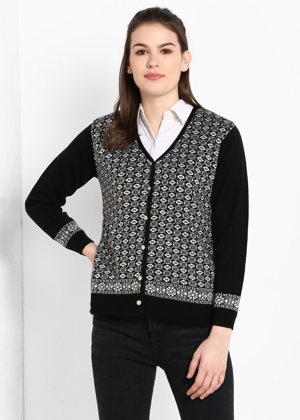 Buy MODEVE Printed V Neck Casual Women 