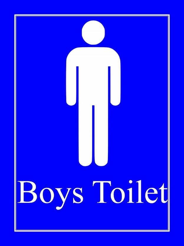 Sign Board For Boys Toilet Fine Art Print Ratnesh Malhotra posters