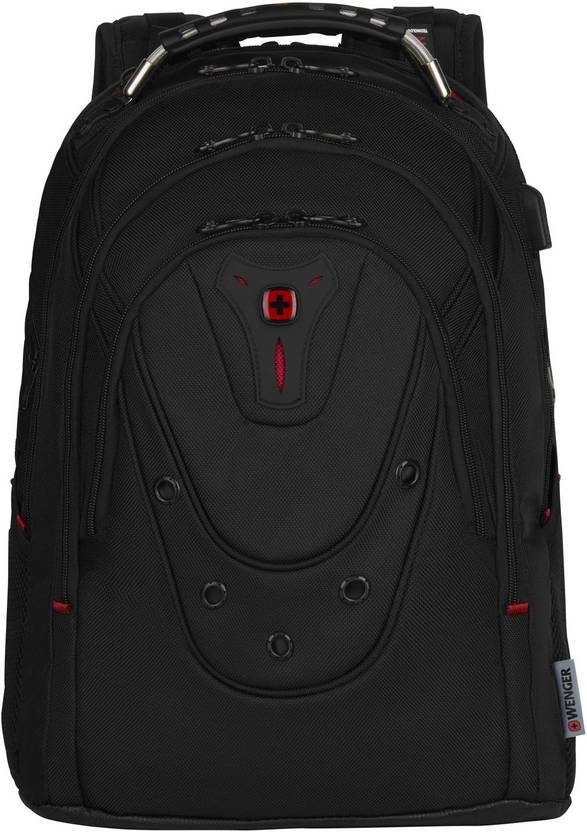 Wenger Ibex Deluxe 17? Laptop Backpack 26 L Laptop Backpack Black