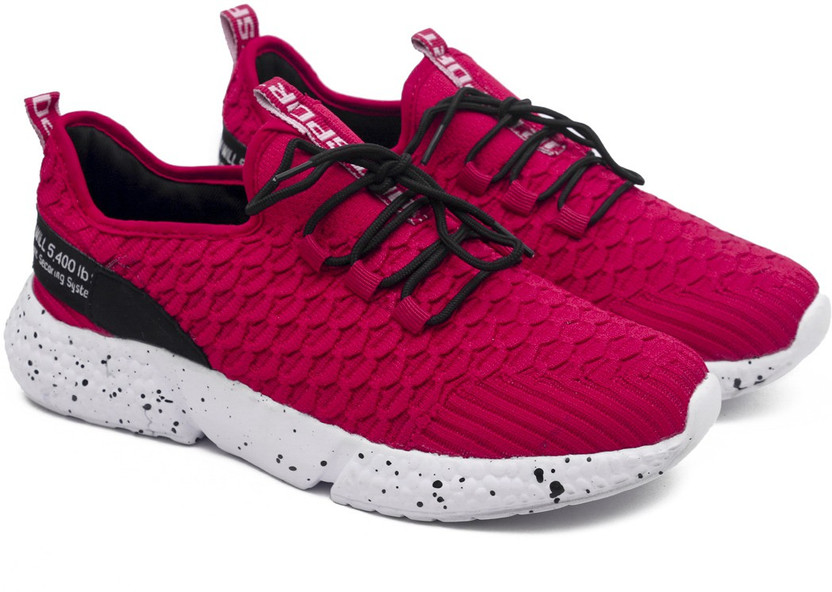asian Hatrick-06 Red Knitted Sports 