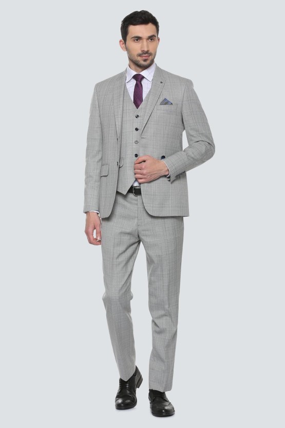 louis philippe grey two piece suit